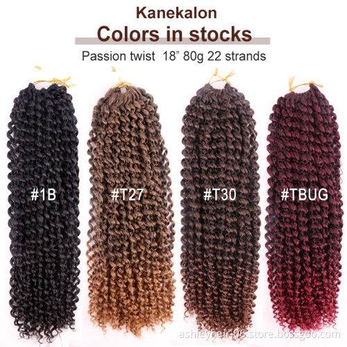 Synthetic Water Wave Crochet braiding braids braid hair